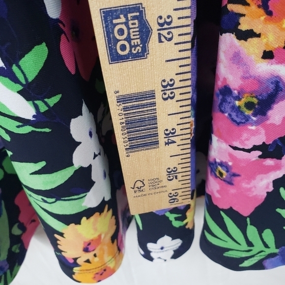 Lauren Ralph Lauren Multicolored Floral Dress Sz XS - Picture 7 of 9